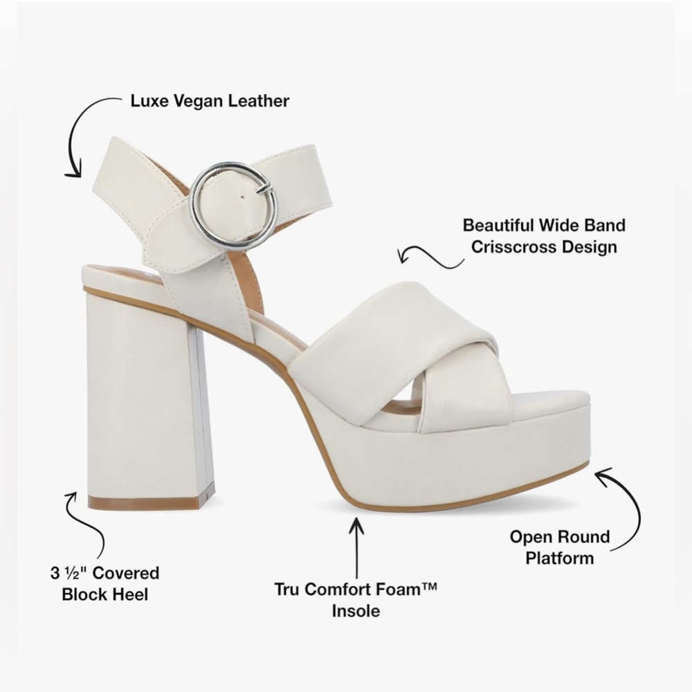 Akeely Mid Heel Platform Dress Sandals - Picture 6 of 11